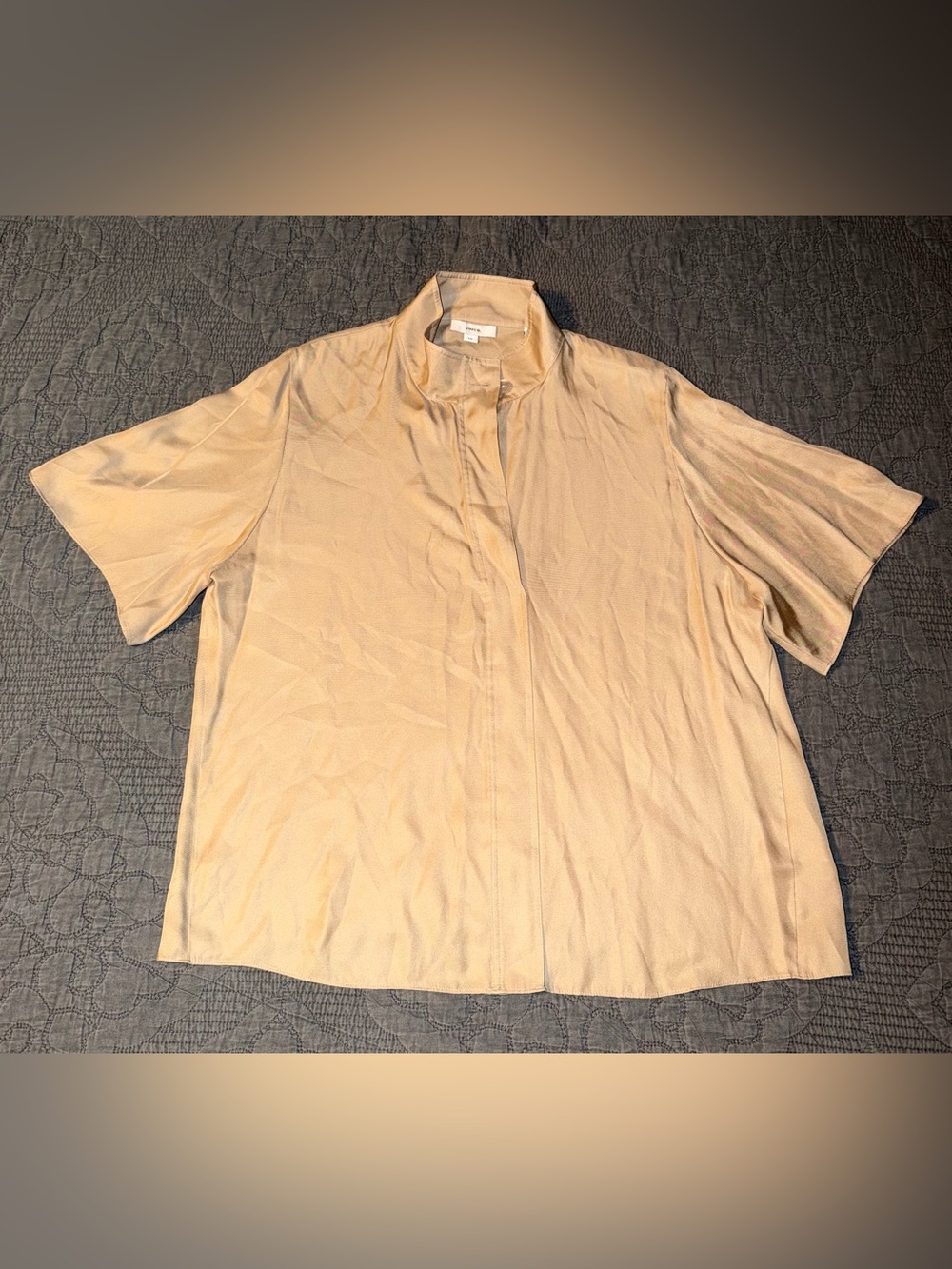 Vince Button Down Shirt-Camel Women’s Size-L